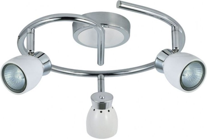 FABRILAMP 3 Strahler CHACHO chrom-weißes Modell