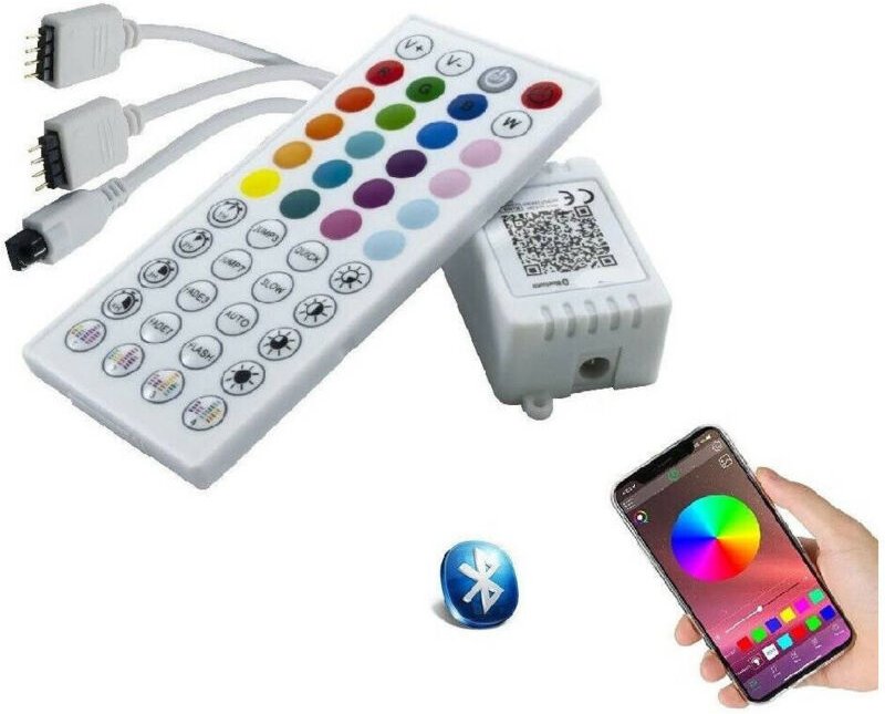 Trade Shop Traesio - Trade Shop - musik zentral für led rgb bluetooth 2 TE-RGB3 telecommendationen -