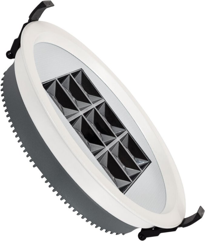 LED Downlight Einbaustrahler 30W Rund AERO UGR13 Ausschnitt Ø 205 mm 3000K Warmweiß