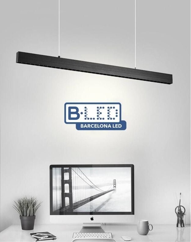 LED-Pendelleuchte 30W 120cm 2750lm niedrig UGR16