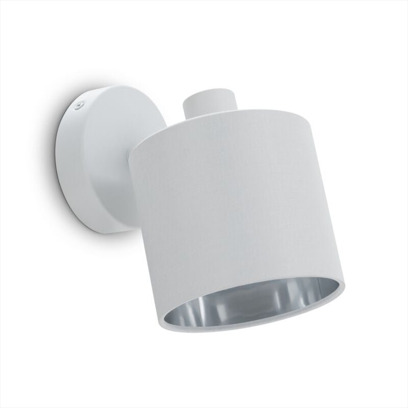 Paco Home - led Pendellampe Wandlampe Deckenlampe Wohnzimmer Esszimmer Schlafzimmer Uni E14 Weiß - Silber, Wandleuchte 1...