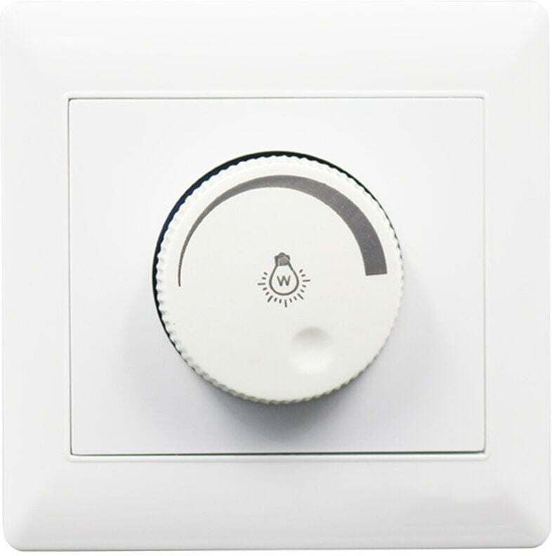 Dimmerschalter - Praktischer Wand-Ein-/Aus-Dreh-LED-Dimmer-Lampenhelligkeitsregler