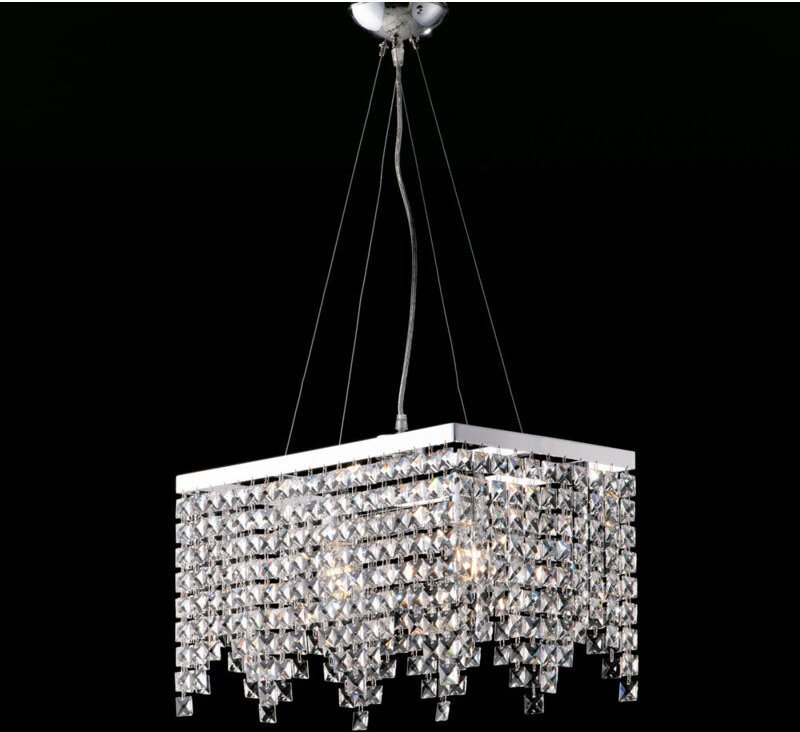 Penelope – Aufhängung aus Messing und verchromtem Eisen, 2 Leuchten mit Strasssteinen, l. 48 x 30 – BL31-2-CR