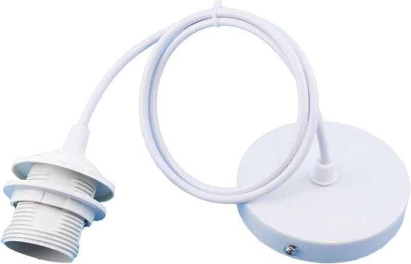 E27-Pendellampenfassung, E27-Pendellampen-Zubehör, E27-Pendellampen-Zubehör mit 1 m Kabel, für Bar, Café, Bekleidungsges...