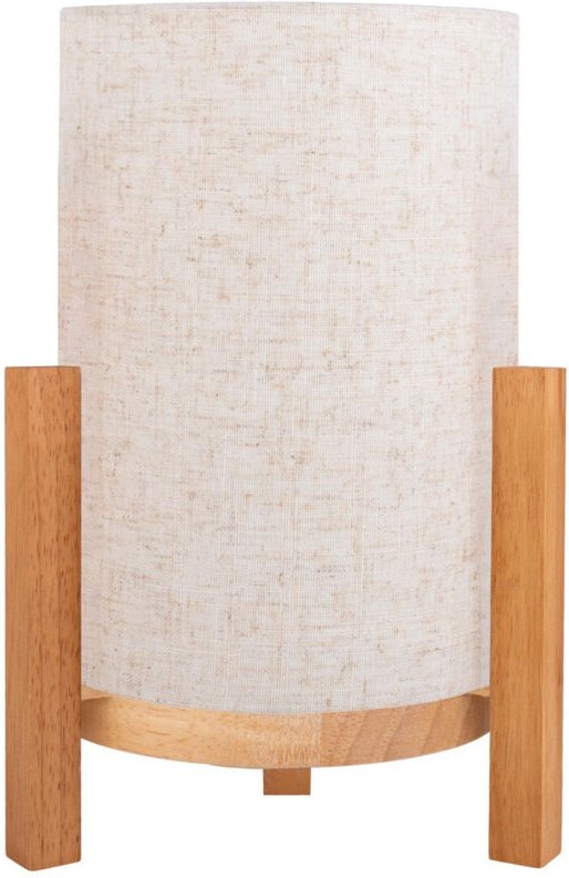 Thumbnail - Naeve MADITA Wiederaufladbare dimmbare LED-Tischlampe in zylindrischer Form Nature 2946K mit Berührungssensor