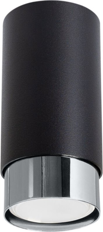 Sollux - Deckenleuchte Nero 1xGU10 6cm