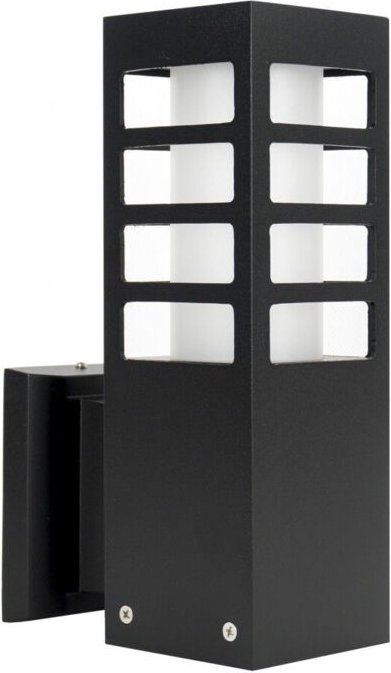 Aluminium-Außenwandleuchte 1xE27 schwarz IP54 SU-MA RADO RADO III K BL