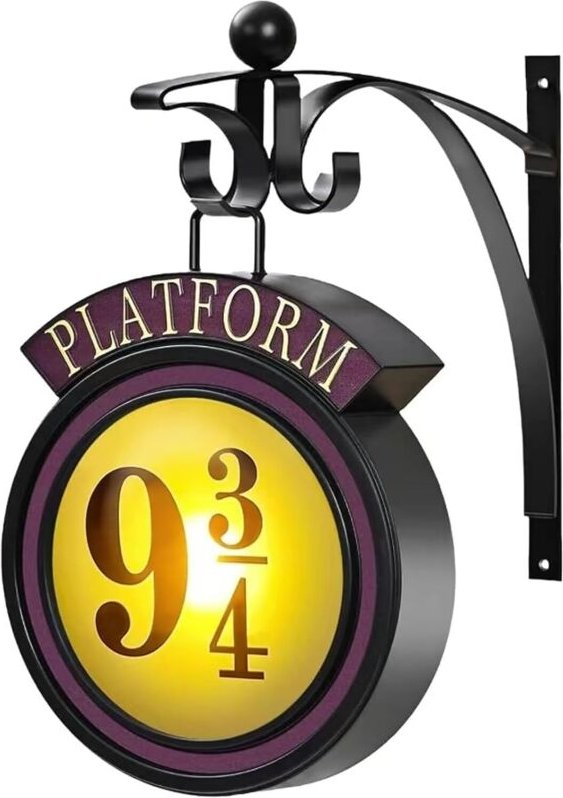 Vintage-Hänge-Nachtlicht (24,8 cm), Wandlampe mit Plattformschild (24,8 cm), dekorative LED-Lampe für die Heimdekoration...