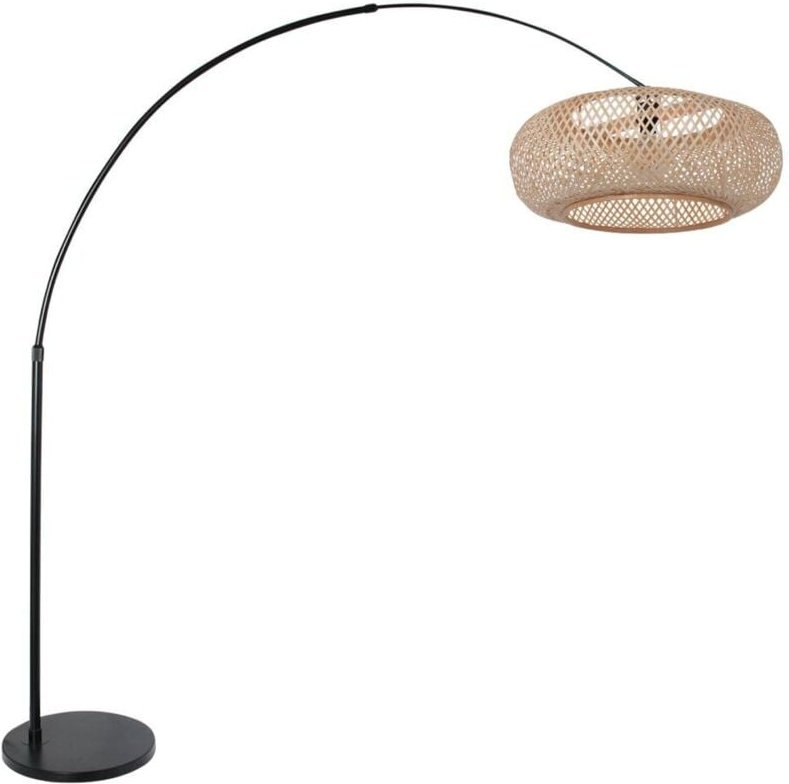 Steinhauer - stehlampe - Sparkled Light - schwarz - bambus metall