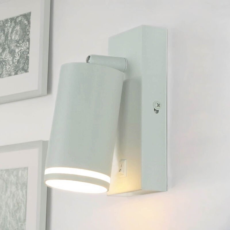 Wandleuchte Aluminium GU10 verstellbar Weiß Wandlampe