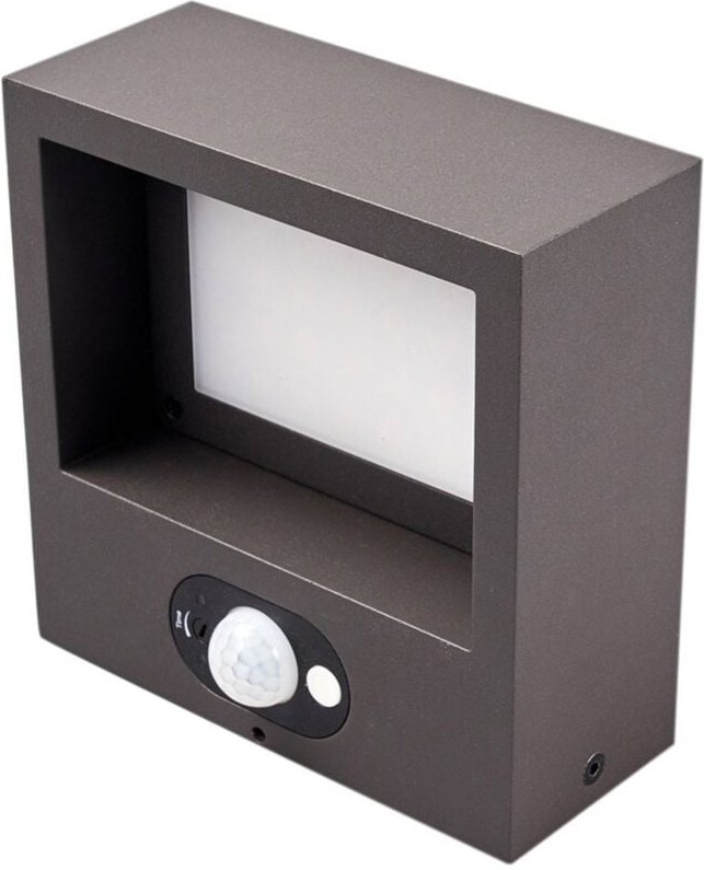 Lucande - Solarleuchte außen 'Mahra' aus Aluminium mit Bewegungsmelder von