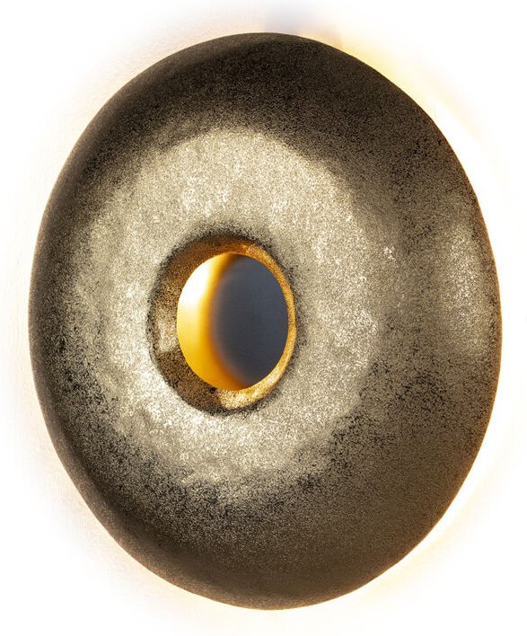 Wandleuchte 51X7X51 Goldenes Metall