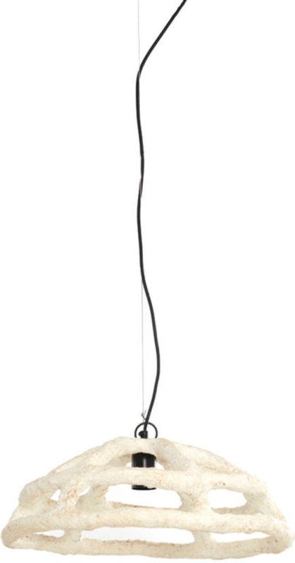 Hängeleuchte - Porila - beige - papier - E27 - - Light&living