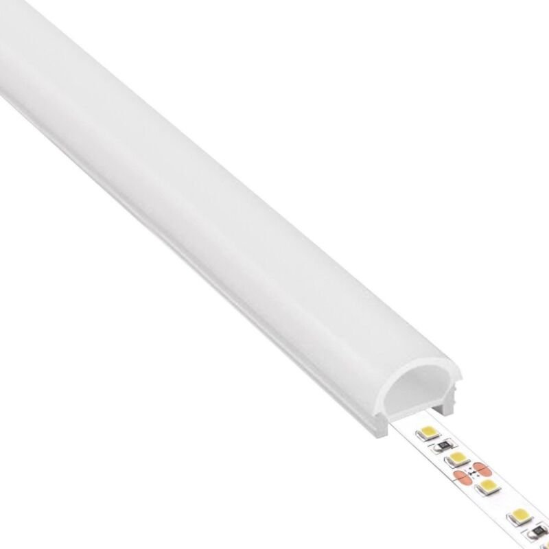 Profil Neon SFLEX 24x18 Halbrund vertikale Kurve für LED Streifen IP20 bis 15 mm 50 m