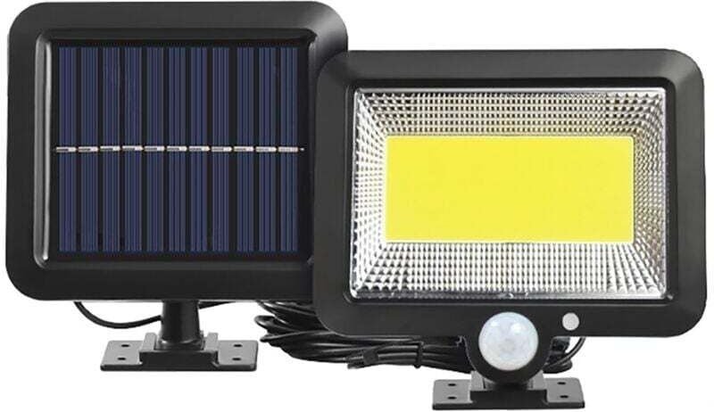 Solar-Induktionsleuchte für den Außenbereich, geteilte Ausführung, Hofbeleuchtung, solarbetriebene wiederaufladbare Wand...