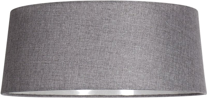 Lampenschirm - Abby - grau - textil - E27 - - Anne Lighting