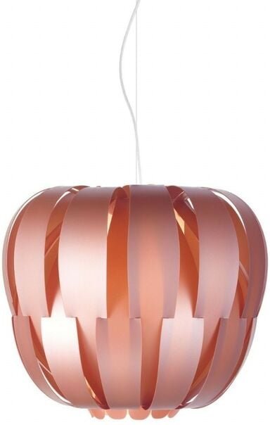 Linea Zero - Aufhängung 2 Lichter Rosa Metall in verchromtem Metall Cm. 60 x 54 Std