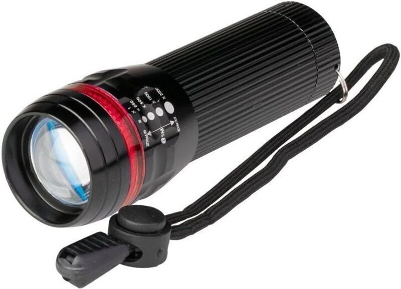 ALUMINI Tragbare LED-Taschenlampe – Mini-LED-Taschenlampe mit 3 Helligkeitsstufen – Notfall- oder Arbeitsleuchte für die...