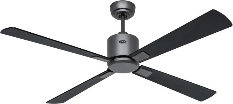 Deckenventilator Eco Neo iii 132 bg Schwarz / Teak