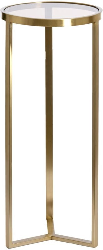 Säule retiro in Glas Braun-Lichtgold – Ø35x81 cm - Light&living