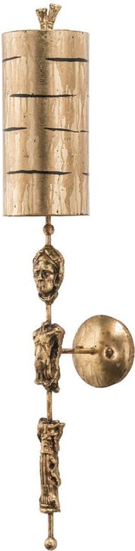 Fragment - 1 Licht Innenwandleuchte Blattgold, E27 - Elstead