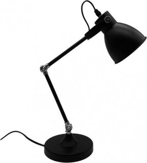 Igor 1xe14 schwarz 50x15x35 cm gelenkige tischleuchte