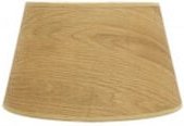 Fabrilamp - Lampenschirm salma e27 licht holz 15dx12dx13h konisch offen konisch