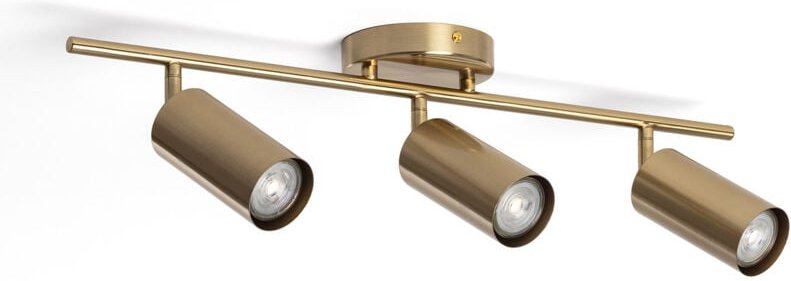 Deckenleuchte Metall Dariel 3 Strahler Gold