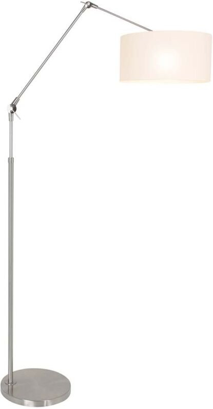 Steinhauer - stehlampe - Prestige Chic - stahl - leinen metall -