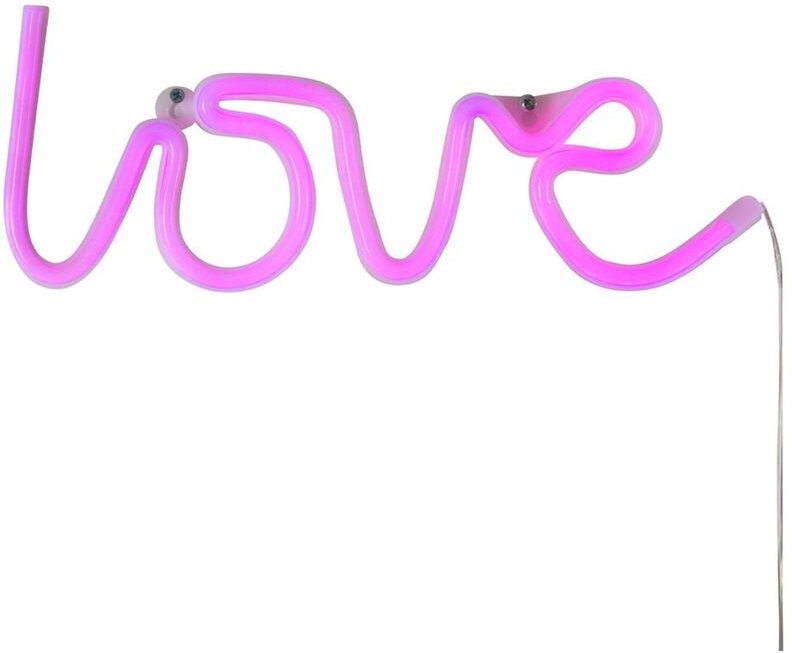 LED-Neonschild "LOVE" Rosa