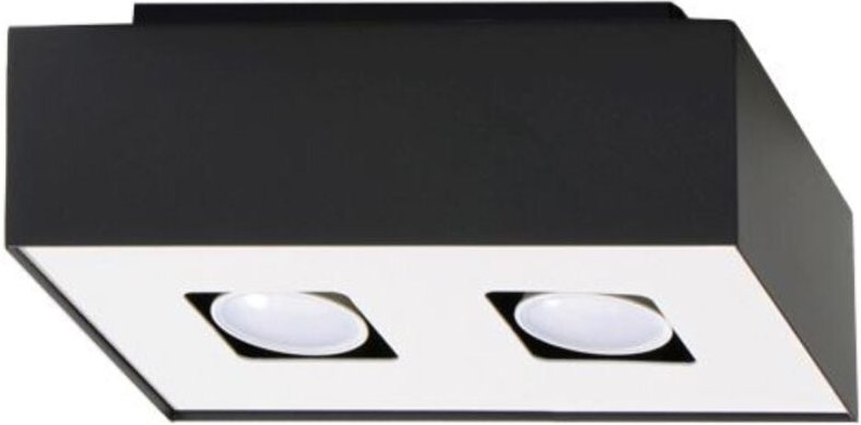 Deckenleuchte Zirkon 2 Gu10 Schwarz Lumilo 00.115.71