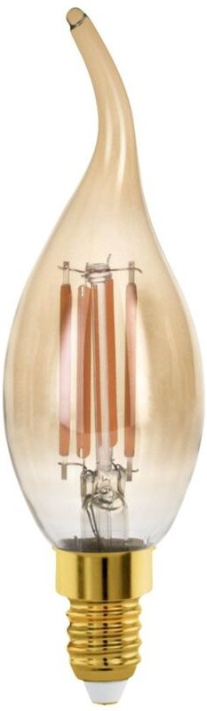 Licht-erlebnisse - led Filament Leuchtmittel Edison Lampe in Kerzen Design E14