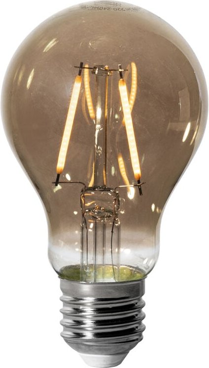 E27 Dimmbare LED-Glühbirne A60 Rauchglas 3W 250 lm 2200K