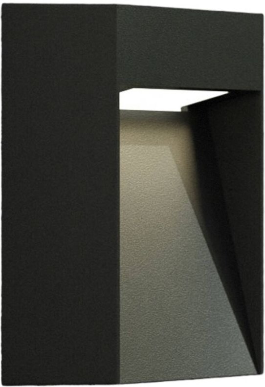 Thumbnail - LED Wandleuchte außen "Dijora" aus Aluminium von Lucande