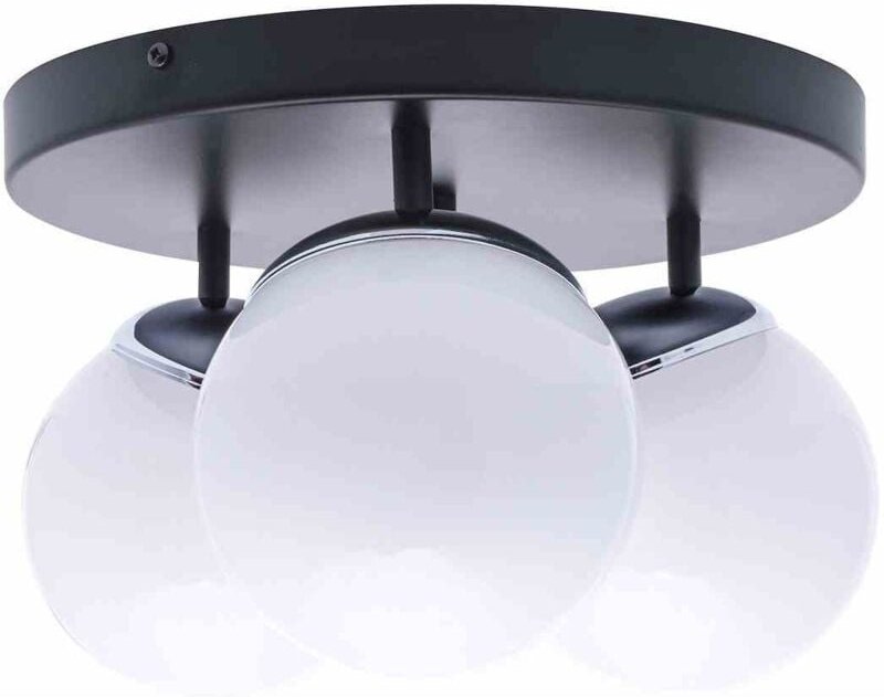 Deckenleuchte SFERA SCHWARZ/CHROM 3xE14