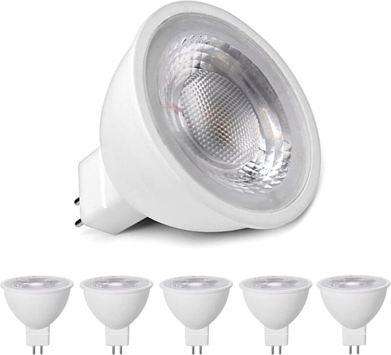 Memkey - MR16 LED-Lampen Warmweiß 3000 k, MR16 GU5.3 led 5 w Ersatz für 50 w 40 w Halogenlampe, 500 lm LED-Leuchtmittel,...