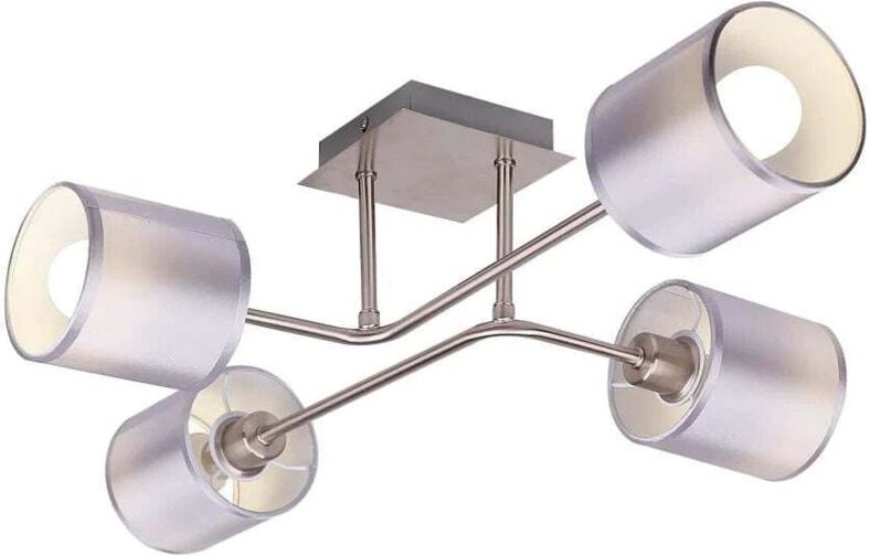 Candellux SAX 34-70685 silberne Deckenleuchte