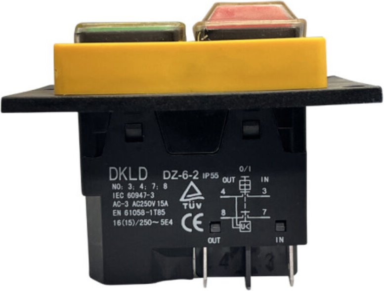 DKLD DZ-6-2 Wippschalter 250V 16A 4Pin On/Off Schalter