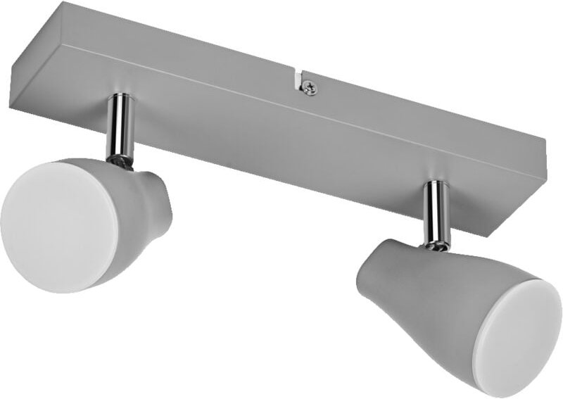 Ledvance - led spot pear Deckenanbau-Spot 260mm, grau, 8,6W, 420lm, bietet gerichtetes Licht mit warmweißer Lichtfarbe, ...