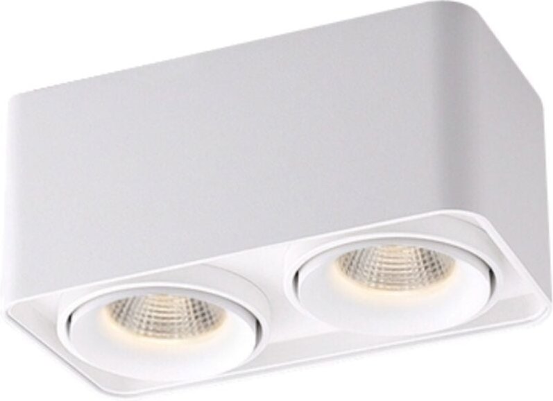 LED-ScheinwerferLED-Deckenleuchten aus Aluminium, Wand-/Deckenstrahler für den Innenbereich, weiße quadratische Deckenle...