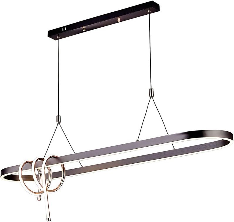 Toolight - led-hängelampe LHJ040-CP 18 black