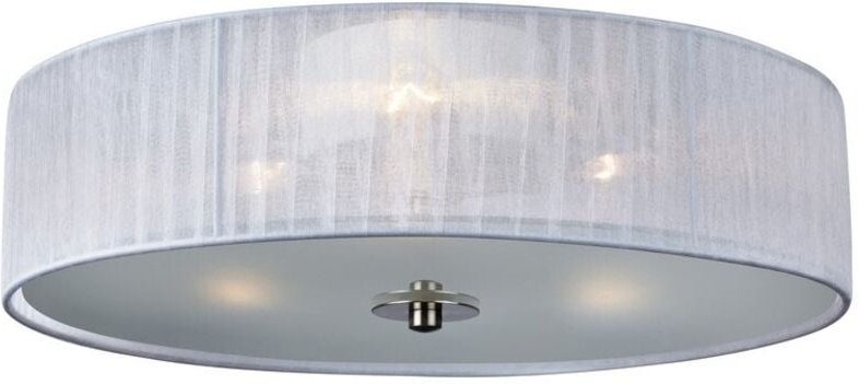 Markslojd - byske - 3 Licht Innenspülung Zylindrische Deckenleuchte Weiß, E14