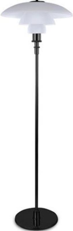 Stehlampe - Wohnzimmerlampe - Liam Black chrome