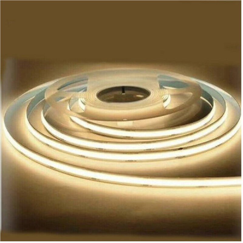 Trade Shop Traesio - Trade Shop - flexibler led-streifen cob-led-streifen 12 v 70 w natürliches warmes kaltes licht 12 v...