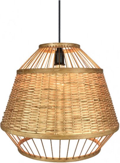 Bambus-Pendelleuchte Croton 1xE27 40D - Fabrilamp