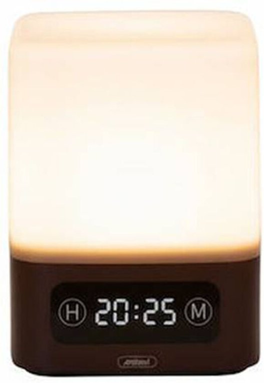 Trade Shop - LED-Tischlampe mit Nachtlicht-Display-Design Elegantes modernes Q-LED314 -