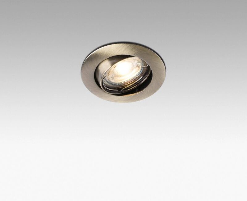 Faro movil 43059 - Einbaustrahler aus Aluminium Durchmesser 84mm - grau