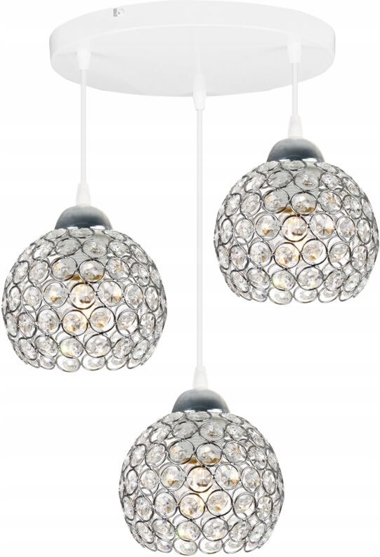 Chrom Hängelampe Kronleuchter Deckenleuchter Led Kristall