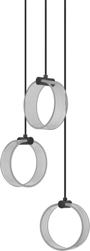 Decor Circle 3XPendant pl 20W Click cct Black - Ledvance