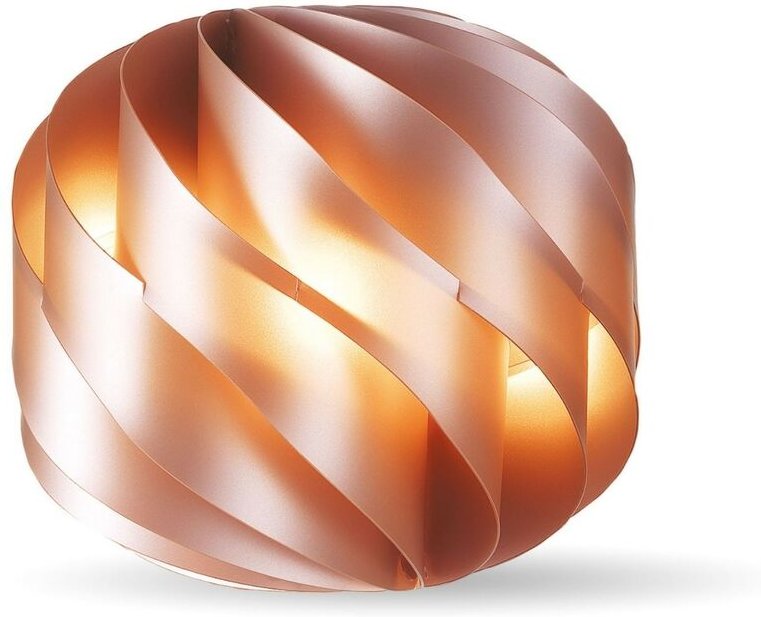 Kupfer Tischlampe Cm. 25 x 23 Std